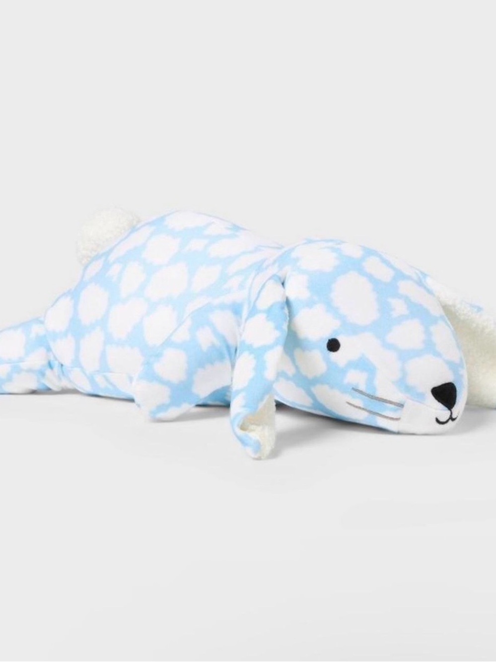 Pillowfort Blue and White Plush Bunny Pillow Toy